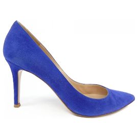 Autre Marque Escarpins Gianvito Rossi Bleu