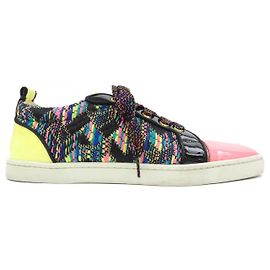 Christian Louboutin Sneaker Schwarz Pink
