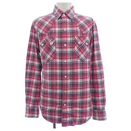 Ralph Lauren Camicia in cotone Double RL Rosso Altro