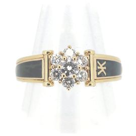 Autre Marque Bague Korloff Au750 Diamant Doré