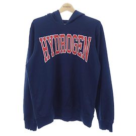 Autre Marque Sweat à capuche en coton HYDROGEN Bleu Bleu Marine