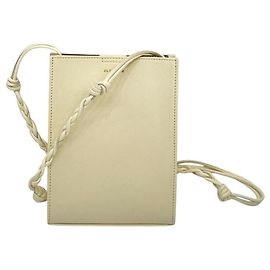 Jil Sander Tangle Small Shoulder Bag White