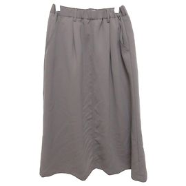 Autre Marque Gonna Zucca Stretch Double Georgette Marrone Altro