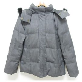 Autre Marque BEAMS HEART Eco Fur Down Coat Brown