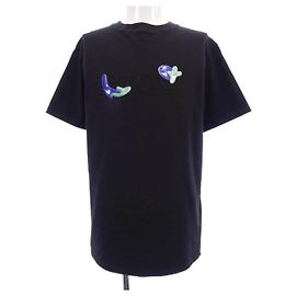 T-shirt de Algodão Dior Kenny Scharf Preto