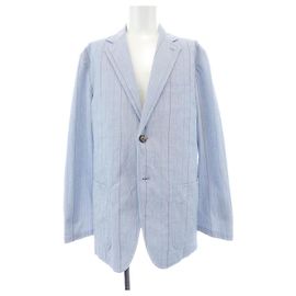Hermès Hermes Wolljacke Blau Andere