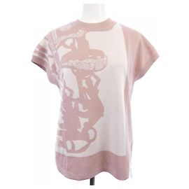 Hermès Hermes BRIDES DE GALA Strick-Top Pink