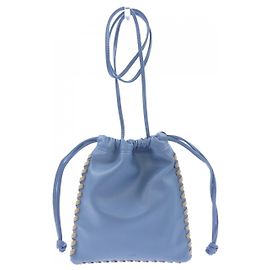 Autre Marque Bolsa de mão VASIC em couro azul Azul