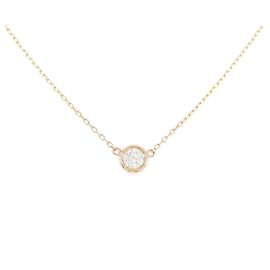 Autre Marque Collier en diamant Au750 Rose