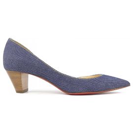 Escarpins Christian Louboutin Bleu