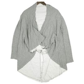 Autre Marque Haut en coton chemise à nouer dos et devant maturely Marron Autre