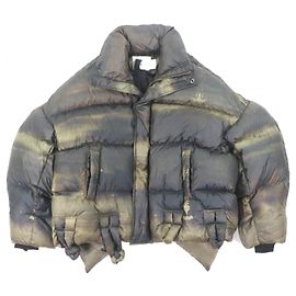 Autre Marque Feng Chen Wang Daunenjacke Grün Khaki