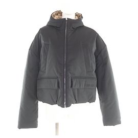 Gucci GG Canvas Polyester Jacke Schwarz Beige