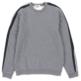 Hermès Sudadera de cuello redondo de algodón Hermes Castaño
