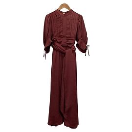 Autre Marque Robe longue Herlipto Victoria park Rouge