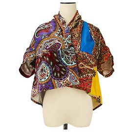 Comme des Garcons Paisley Cropped Blouse Multiple colors