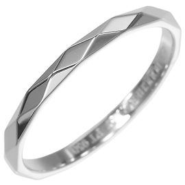Boucheron Facette Small Pt950 Platinum Ring Size 16 Silvery