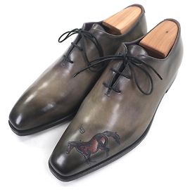 Chaussures en cuir Berluti Alessandro Marron