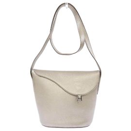 Autre Marque Sac en cuir HIROFU Beige
