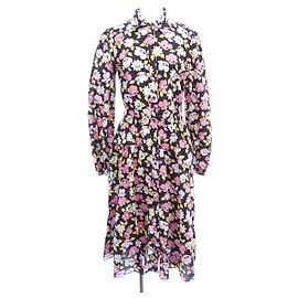vestido kate spade Preto Rosa Outro Amarelo