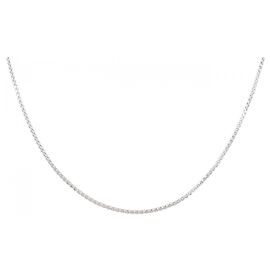 Autre Marque Collar de oro blanco Au750 Dorado