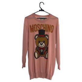 Vestido de lã Moschino Rosa Outro