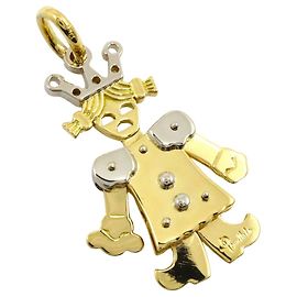 Autre Marque Pendentif Pomellato Queen Au750 Doré