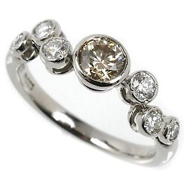 Autre Marque Kashikey Pt900 Platinum Diamond Ring Silvery