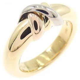 Cartier Trinity Au750 Ring Größe 9 Golden