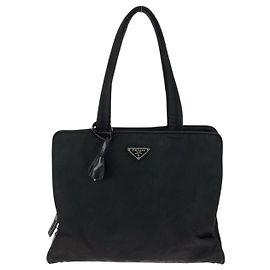 Prada Tessuto Nylon Tote Bag Schwarz