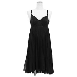 Dolce & Gabbana Dolce&Gabbana Silk Blend Dress Black