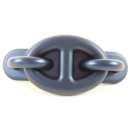 Hermès Accessorio per capelli Hermes Valletta Tori Mayon PM Aluminum Blu Blu navy