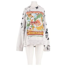 Stella Mc Cartney Sweatshirt Stella McCartney de algodão branca tie dye Branco