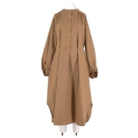 Vestido Loulou de Saison de algodón beige con botones Beige