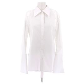 Camicia Courreges in cotone bianca Bianco