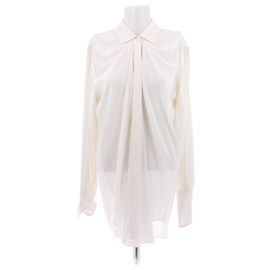 Jean Patou Seidenbluse Beige Beige