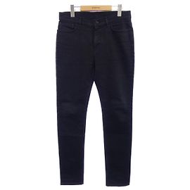Louis Vuitton Slim Stretch Denim Hose Schwarz