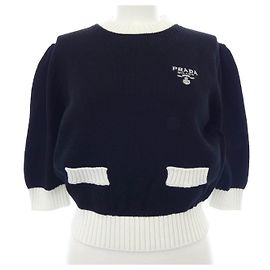 Prada Pullover aus Baumwolle Schwarz
