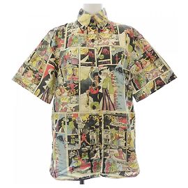 Camisa de manga corta Prada Negro Roja Azul Beige
