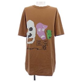 Camiseta de algodón Dior CACTUS JACK Castaño