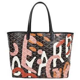 Goyard Brown logo-print Saint Louis PM tote bag Other