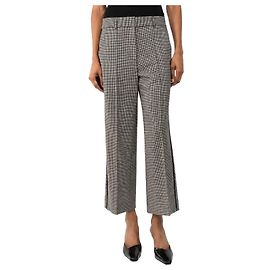 Autre Marque Hahnentritt-Hose in Schwarz und Beige - size UK 8 Schwarz