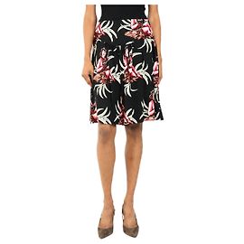 Prada Jupe Black SS14 Hula Girl - taille UK 8 Noir