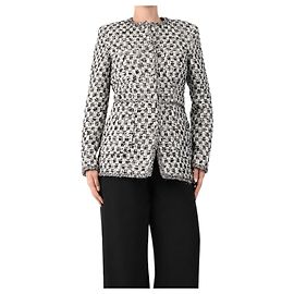 Autre Marque Chaqueta de tweed Diya gris - talla M Gris