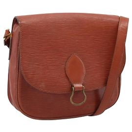 LOUIS VUITTON Epi Saint Cloud GM Shoulder Bag Brown M52193 LV Autre
