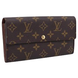 LOUIS VUITTON Monogram Portefeuille Sarah Long Wallet M61734 LV Autre