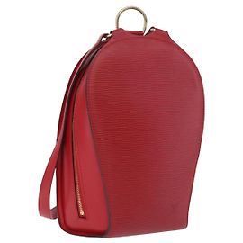 LOUIS VUITTON Epi Mabillon Backpack Castilian Red M52237 LV Other