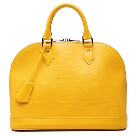 Louis Vuitton Yellow Epi Alma PM Jaune