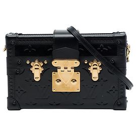 Louis Vuitton Black Monogram Vernis Petite Malle Noir