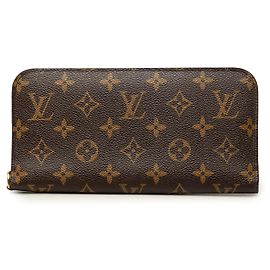 Cartera larga Louis Vuitton Brown Monogram Insolite Castaño